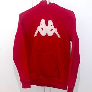 Kappa “Like No Other” hoodie sweatshirt Red -Small